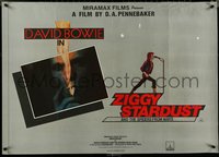 6k0062 ZIGGY STARDUST & THE SPIDERS FROM MARS British quad 1983 David Bowie, different & ultra rare!