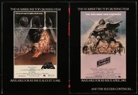 6p0007 RETURN OF THE JEDI promo brochure 1983 advertised as Revenge of the Jedi, unfolds to 15x44!