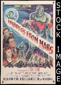 011 INVADERS FROM MARS ('53) linen 1sheet