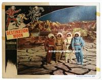 #288 DESTINATION MOON lobby card '50 astronauts on the moon!!