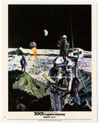 k018 2001 A SPACE ODYSSEY color 8x10 movie still #9 '68 on planet!