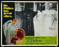h284 ABOMINABLE DR PHIBES movie lobby card #2 '71 wacky costumes!