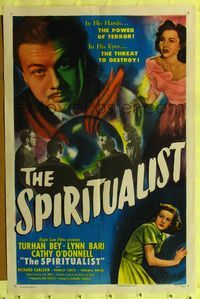 2m031 AMAZING MR. X 1sh '48 Turhan Bey has the power of terror in his hands, the Spiritualist!