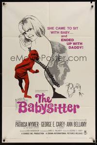 2m060 BABYSITTER 1sh '69 Tom Laughlin, she came to sit with baby... and ended up with daddy!