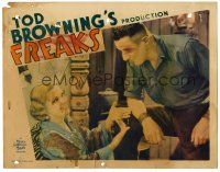 9b002 FREAKS LC '32 Tod Browning classic, close up of strongman Henry Victor & Olga Baclanova!