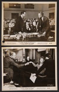 9p814 ANATOMY OF A MURDER 2 8x10 stills '59 Otto Preminger, Jimmy Stewart, Lee Remick!