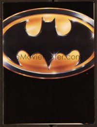 9p141 BATMAN promo brochure '89 Michael Keaton, Jack Nicholson, directed by Tim Burton!