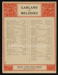 9p266 AMARYLLIS sheet music '20s Garland of Melodies, by King Louis XIII!