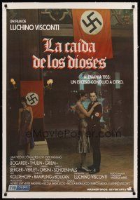 6s147 DAMNED linen Spanish R80s Luchino Visconti, different image of Ingrid Thulan & Nazi officer!