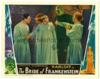 6x240 BRIDE OF FRANKENSTEIN LC '35 best c/u Boris Karloff, Elsa Lanchester, Colin Clive & Thesiger