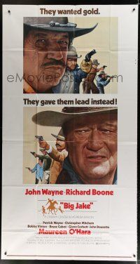 9h273 BIG JAKE 3sh '71 Richard Boone wanted gold but John Wayne gave him lead instead!