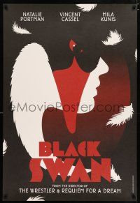 3t453 BLACK SWAN set of 4 teaser English 1sheets '10 best different retro artwork by La Boca!