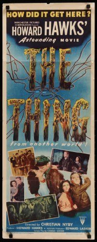 9g256 THING insert '51 Howard Hawks' astounding movie, how did it get here from another world!
