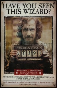 5d108 HARRY POTTER & THE PRISONER OF AZKABAN lenticular 26x40 1sh '04 Sirius Black, incredibly rare!