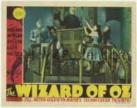 8r209 WIZARD OF OZ LC 1939 Judy Garland, Ray Bolger, Bert Lahr & Haley by Frank Morgan in balloon!
