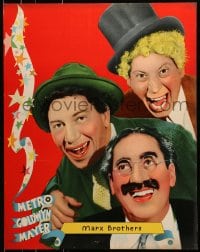 8s027 MARX BROTHERS personality poster 1930s ultra rare portrait of Groucho, Chico & Harpo!