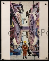 2m076 2001: A SPACE ODYSSEY group of 15 color 16x20 stills 1968 Stanley Kubrick, Bob McCall art!