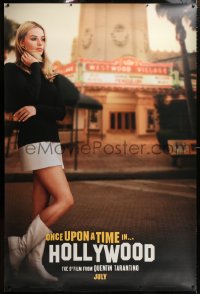 9a016 ONCE UPON A TIME IN HOLLYWOOD 48x72 wilding poster 2019 Margot Robbie as Sharon Tate!