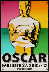 9c469 77th ANNUAL ACADEMY AWARDS 1sh 2005 Brett Davidson artwork of the Oscar!