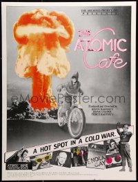 9c246 ATOMIC CAFE 18x24 special poster 1982 great colorful nuclear bomb explosion image!