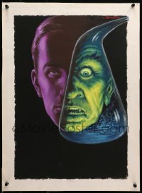 3k0001 STRANGE CASE OF THE MAN & THE BEAST 17x23 original art 1951 monster art by Anselmo Ballester!