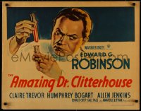 4d0108 AMAZING DR. CLITTERHOUSE style A 1/2sh 1938 cool art of doctor Edward G. Robinson, ultra rare