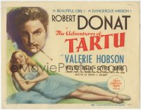 4d0327 ADVENTURES OF TARTU TC 1943 Robert Donat on a dangerous mission, beautiful Valerie Hobson!