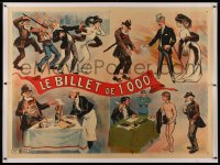 6z0060 LE BILLET DE BANQUE linen French 43x59 1907 Louis Feuillade, Alice Guy-Blache, ultra rare!
