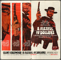 3j0132 FISTFUL OF DOLLARS 6sh 1967 introducing the man with no name, Clint Eastwood, ultra rare!
