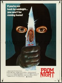 5w0014 PROM NIGHT 30x40 1980 Jamie Lee Curtis won't be coming home if she's not back by midnight!