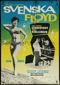 5w0009 SVENSKA FLOYD Swedish 1961 Gustaf Lindstedt in the title role, sexy, different & ultra rare!