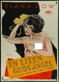 5w0010 TWO CAN PLAY Swedish 1926 sexy partially topless Clara Bow by Rohman, different & ultra rare!