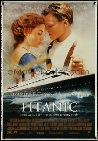 5w0067 TITANIC style B revised printer's test int'l DS 1sh 1997 Leonardo DiCaprio, Kate Winslet, directed by James Cameron!
