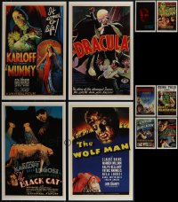 5x0032 LOT OF 10 UNIVERSAL MASTERPRINTS 2001 all the best horror movies including Dracula & Mummy!