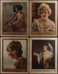 5x0001 LOT OF 6 UNFOLDED REALART & PARAMOUNT 22X28 PERSONALITY POSTERS 1920s great silent stars!