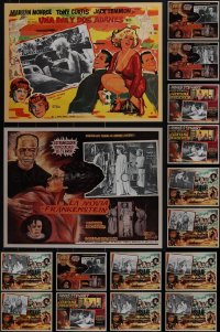 5x0031 LOT OF 18 R90S MEXICAN LOBBY CARDS 1990s Some Like It Hot, Bride of Frankenstein, Rear Window