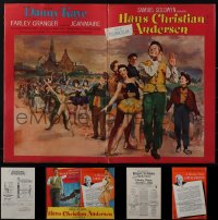 5x0036 LOT OF 13 HANS CHRISTIAN ANDERSEN UNCUT PRESSBOOKS 1953 Danny Kaye as Danish storyteller!