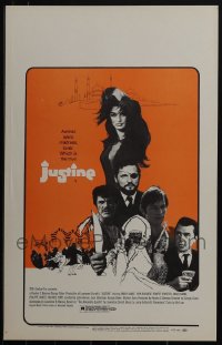 5x0042 LOT OF 21 UNFOLDED JUSTINE WINDOW CARDS 1969 sexy Anouk Aimee, Dirk Bogarde, Robert Forster