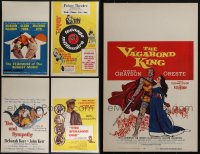 5x0061 LOT OF 5 UNFOLDED WINDOW CARDS 1950s-1960s great images from a variety of different movies!