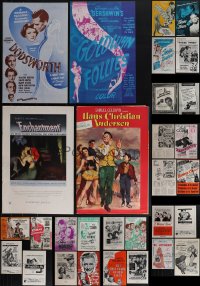 5x0034 LOT OF 34 UNCUT PRESSBOOKS FROM SAMUEL GOLDWYN MOVIES 1940s-1950s cool advertising images!
