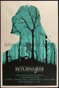 6a0537 RETURN OF THE JEDI #307/400 24x36 art print 2010 Mondo, art by Olly Moss, first edition!