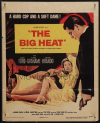 6f0066 BIG HEAT WC 1953 great pulp art of Glenn Ford & sexy Gloria Grahame, Fritz Lang noir!