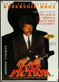 6g0010 PULP FICTION 39x55 English commercial poster 1994 Quentin Tarantino, image of Samuel Jackson!