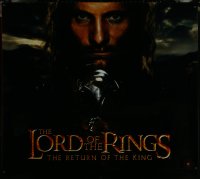 6g0020 LORD OF THE RINGS: THE RETURN OF THE KING 41x46 special mylar poster 2003 Mortensen, Aragorn!