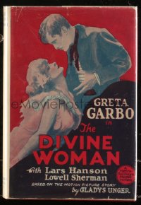 6h0048 DIVINE WOMAN Jacobsen hardcover book 1928 Greta Garbo, Victor Sjostrom, ultra rare!