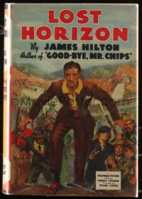 6h0059 LOST HORIZON Grosset & Dunlap hardcover book 1937 Frank Capra, Flagg art, ultra rare!