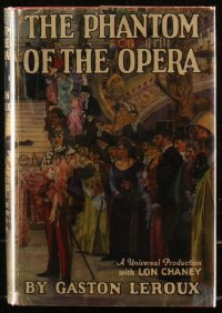 6h0061 PHANTOM OF THE OPERA Grosset & Dunlap hardcover book 1925 with scenes from Lon Chaney movie!