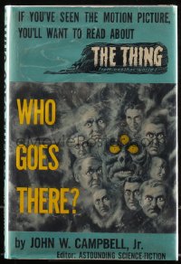 6h0067 THING Shasta 2nd edition hardcover book 1951 Who Goes There? by John W. Campbell, ultra rare!