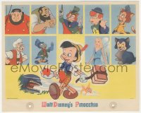 6h0033 PINOCCHIO herald 1940 Walt Disney classic cartoon, different image with character portraits!