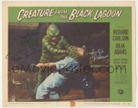 6h0001 CREATURE FROM THE BLACK LAGOON signed LC #5 1954 by Browning, Chapman, Adams AND Bissell!